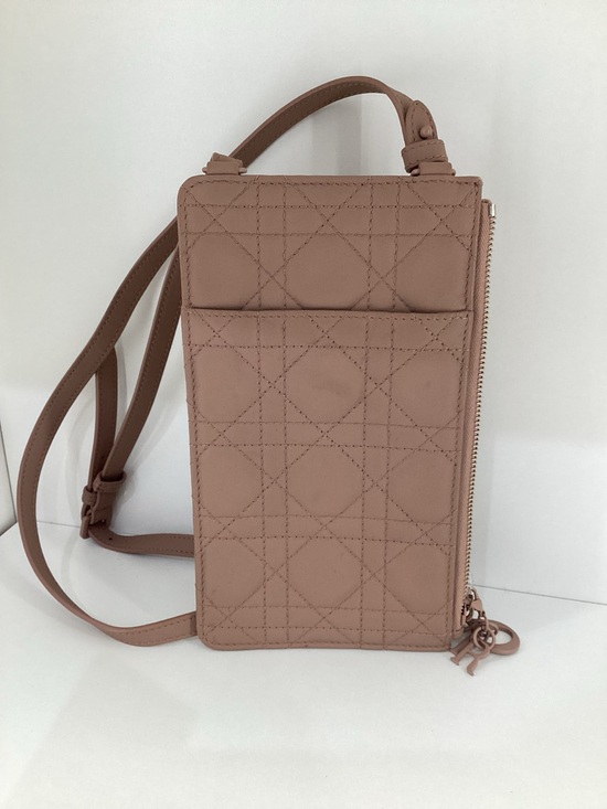 Dior Handbags - Christian Dior Lady Dior Card Holder Cross Body